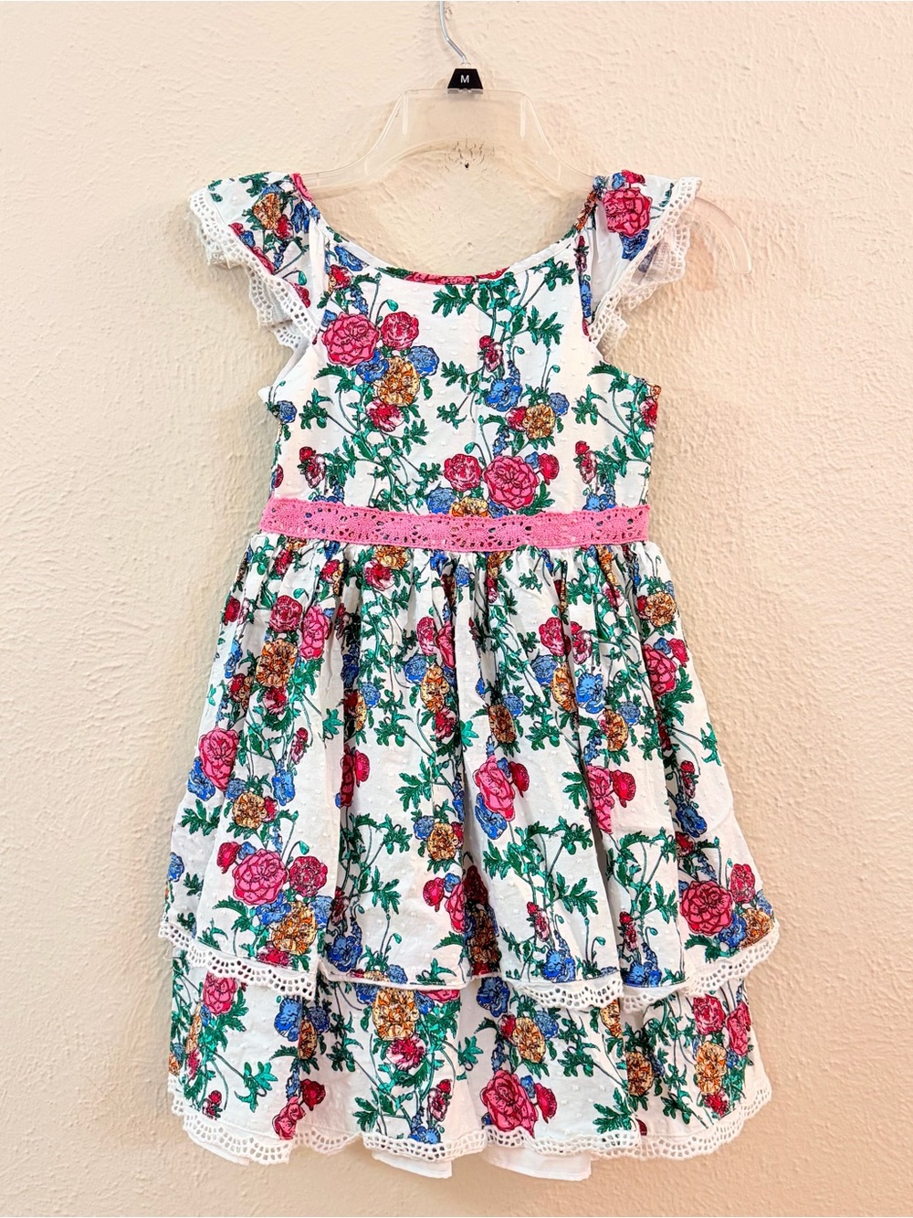 Pippa&Julie white floral lace dress
